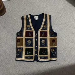 Tantrums 刺繍入りベスト Sサイズ