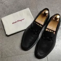 【Salvatore Ferragamo】ガンチーニビットローファー 黒 伊国製のサムネイル