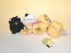 でぶねこ　スコ座り　いねむりマスコット　全5種