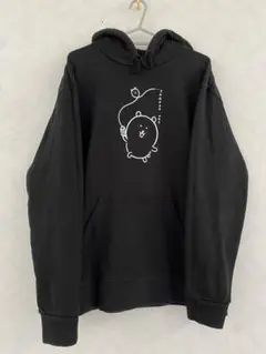 ナガノ展 ナガノフレンズ パーカー L ナガノのくまが描く ブラック ちいかわ