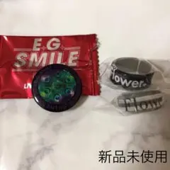 E-girls flower 藤井萩花 缶バッチ リング e.g.smile