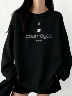 courreges長袖TシャツM　(j)