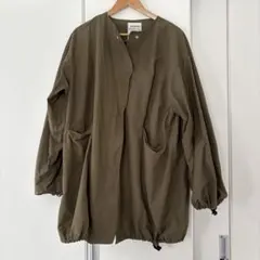 Kastane ノーカラージャケット カーキのサムネイル