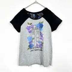 ARDIS 花柄プリント Tシャツ Mサイズ 半袖 カジュアルトップス