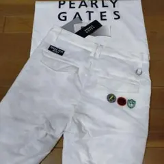 ⭐新品⭐タグ付き⭐PEARLYGATES⭐中綿⭐パンツ⭐迷彩⭐白⭐M⭐