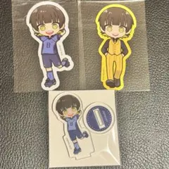 ブルーロック ダイソー 蜂楽廻 アクリルスタンド ダイカットステッカー