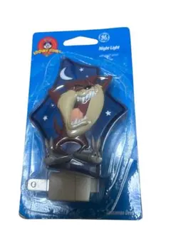 ルーニーテューンズ　タズマニアンデビル ナイトライト GE ルーニーチューンズ プラッシュ ナイト タズマニアンデビル 紙