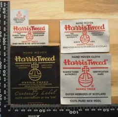 海外織りネーム Harris Tweed ラベル5枚セット