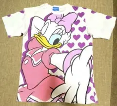 TDRデイジーダック　ハート柄 半袖TシャツS