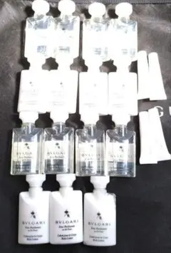 【お得】BVLGARI 旅行用シャンプーセット 15点+リップ4点