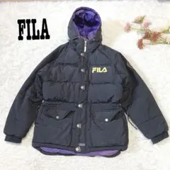 s.2315【フィラ】メンズ ダウンジャケット 90s ヴィンテージ 古着 S
