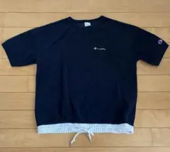 【美品】Champion チャンピオン　Tシャツ　パイル　 ネイビー