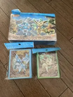 ポケモン　リーフィア グレイシア　ダブルデッキケース　デッキシールド