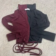 Bershka バイカラー 長袖 トップス XS