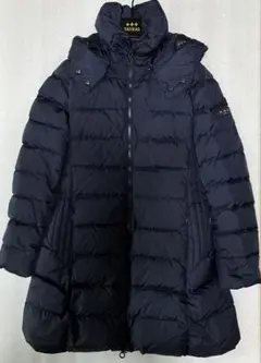 【美品】TATRAS タトラス ポリテアマ　ロングダウンコート ネイビー M