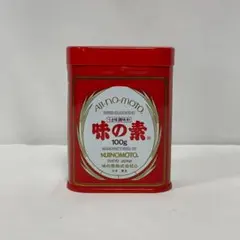 味の素 あじのもと 100g缶 昭和レトロ 赤い缶 レア