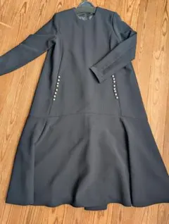 【完売品】組曲WEB限定　コンフォータブルドレープ ワンピースサイズ1　ネイビー