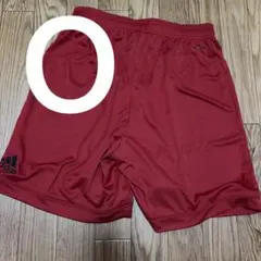 adidas ハーフパンツ　赤　サイズO AEROREADY