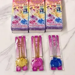 新品　未使用　セボンスタースター　コラボ　だーご　ネックレス　黄色　青色　ピンク