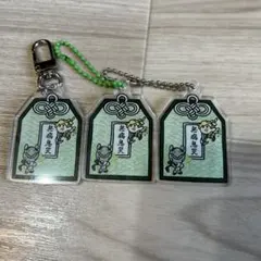 Overwatch手作りキーリングアクリルキーホルダー 3種セット 無病息災