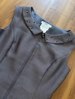 極美品♡ルネ♡TISSUE社製ツィード♡ビジュー付きワンピース♡