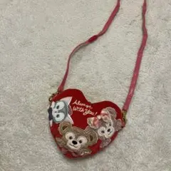 ダッフィー &フレンズ　ハート型ポシェット