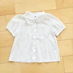 フリルカラーブラウス　H&M