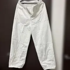 Dazy ホワイト ワイドレッグパンツ L