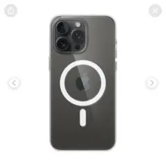 iPhone 15Prowax MagSafe対応　Apple純正クリアケース