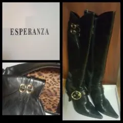 【USED】ESPERANZA(エスぺランザ)　ロングブーツ