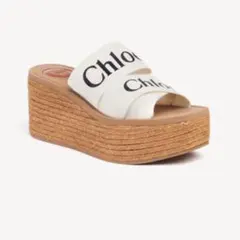Chloé WOODY ウェッジエスパドリーユ サンダルのサムネイル