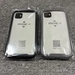 iPhone 11 ハードケース 2個セット　iFace風！