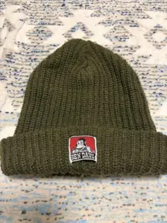 BEN DAVIS オリーブグリーン ニット帽のサムネイル