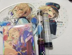 あんスタ 白鳥藍良 うちわ ペンライト ポストカード セット