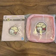 一番くじちょこっとサンエックスユニバース　ポーチ　チャーム　にゃんにゃんにゃんこ