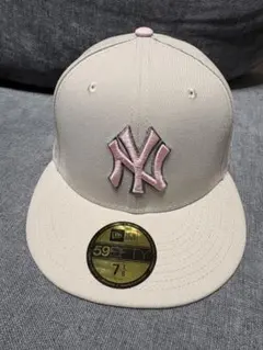 New Era 59FIFTY ベージュキャップ 7 1/8