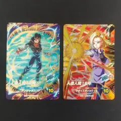 4弾ゴッドレア★ 人造人間１７号＆人造人間１８号 ２枚セット ダイバーズ