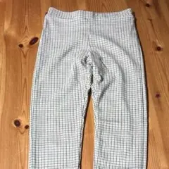 ZARA チェック柄 ロングパンツ スパッツ