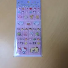 チェゴシム×サンリオキャラクターズ　タイルシール　パープル