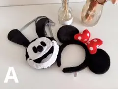 ミニーマウス カチューシャ/ポーチセット