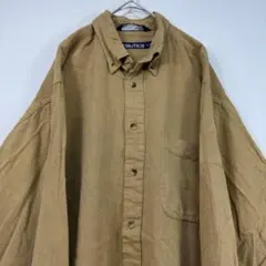 nautica シャツ ベージュ