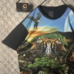 akademiks アニマル Tシャツ 半袖 タイガー イーグル 2XLのサムネイル