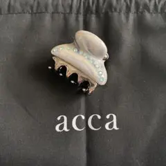 良品 アッカ acca ニューコラーナ ヘアクリップ ラインストーン M