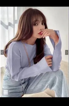 クルーネックセーター ニット