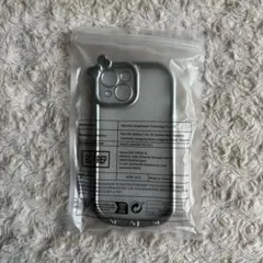 iPhone 14 ケース シルバー リボン
