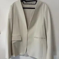 GU ウォッシャブルノーカラージャケット