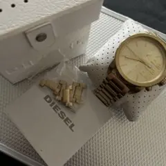 DIESEL ゴールド アナログ時計