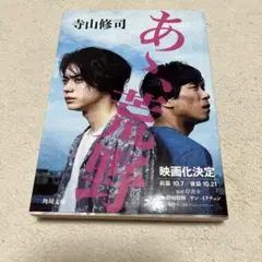あゝ荒野 小説 文庫本　寺山修司