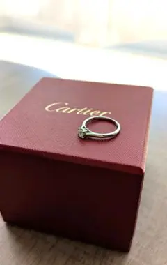 カルティエ 1895 ソリテールリング D VVS1 0.24ct 8号 - メルカリ