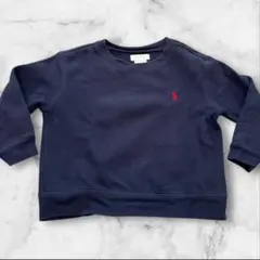ラルフローレン ネイビー トレーナー 24M 90 男女兼用